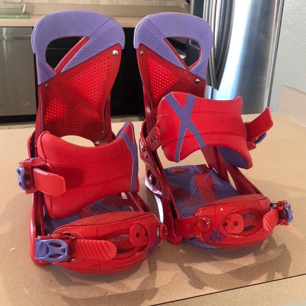 Burton lexa Re:flex snowboard bindings size large